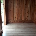 Habillage d'un conteneur en bois