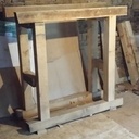 Double carrée de chêne