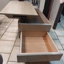 Table basse en chataignier