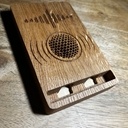 Porte téléphone avec enceinte passive