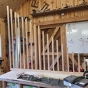 Garde-corps de trémie et escalier