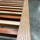 Banc laméllé-collé