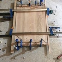 Table en chêne et frêne