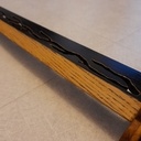 Katana Zenitsu revisité, en chêne