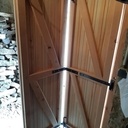 Porte articulée en douglas