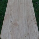 Bureau en arêtier avec tiroir suspendu