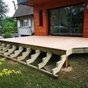 Terrasse en bois à Bois Le Roi