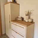 Ensemble tour de lit + commode/penderie