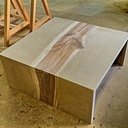 Table basse bi-matière