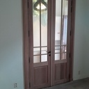 Double porte en meranti