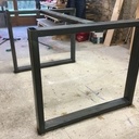 Table chêne inspiration industrielle