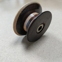 Poignée bouton sans tour à bois