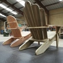 Fauteuil type Adirondack