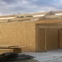 Garage ossature bois