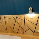 Tête de lit en Chêne