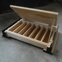 Ménagère en ébène et tilleul