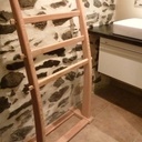 Porte serviettes en mélèze