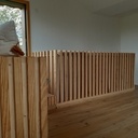 Banquette suspendue et garde corps