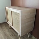 Petit meuble cannage hetre