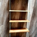 Rangements Cuisine - Sapin Huilé & Tiges Acier