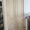 Grandes portes de placard - Et petite astuce de faux ravancement de moulure