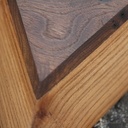 Boite en bois triangulaire