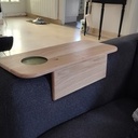 Accoudoir/repose tasse pour canapé