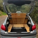 Peugeot 206 transformée en van