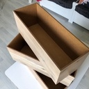 Petites boites en chûtes de lames de parquet