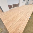 Terrasse suspendue. Douglas.