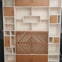 Agencement épicéa et chêne