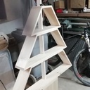 Un sapin pour une vitrine