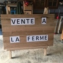 Panneaux éphèmères vente à la ferme