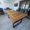 Table double : salle à manger et jeux