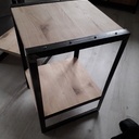 Tables de chevet bois métal