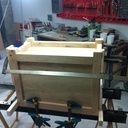 Coffre à bois en chene