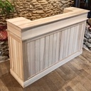 Bar en frêne olivier (avec vidéo you Tube)