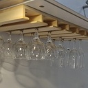 Rack pour verres à pieds