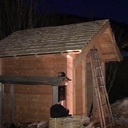 Petit chalet, abri de jardin, mazot en bois