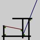 La Blue and Red Chair de Rietveld