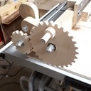 Gabarit à vis pour queues droits