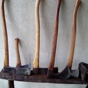 Quelque haches remises en état