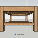 Table basse - double plateau