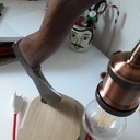 Petite lampe "hachement" belle