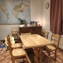 Rénovation vieille table à manger