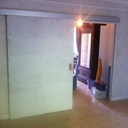 Porte coulissante isolé phonique