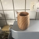 Tournage en pommier, puis en châtaigner