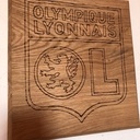 Pyrogravure Olympique Lyonnais