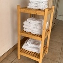 Petit meuble porte essuies pour salle de bain