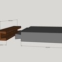 Support mural pour projecteur